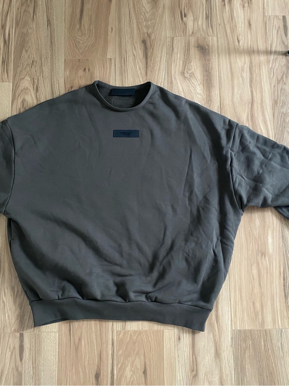 Fear of God Men's Crewneck Sweater - Charcoal Gray